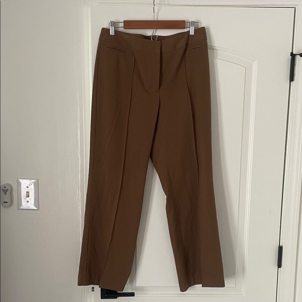 Rafaella Brown Wide Leg Pants